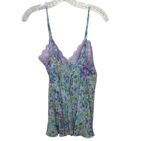 Victoria Secret Y2K 2000s Floral Mini Slip Dress. Size Medium. - Picture 7 of 8